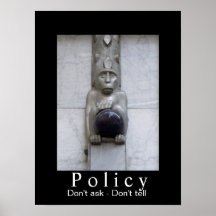 Don't ask - don't tell poster