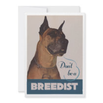 Dont be a breedist announcement