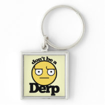 Dont be a derp keychains