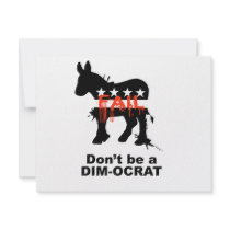 Don't be a dimocrat custom invite