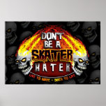 Don't Be A Skater Hater 23X35 Poster