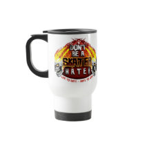 skate, skateboard, street, skull, skulls, flames, skateboarding, board, deck, sport, sports, skating, Mug with custom graphic design