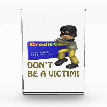Don't Be A Victim Acrylic Award