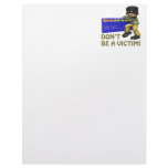 Dont Be A Victim letterhead