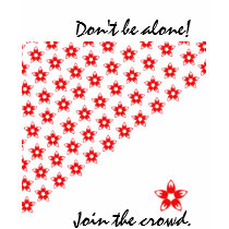 Don't be alone! t-shirts