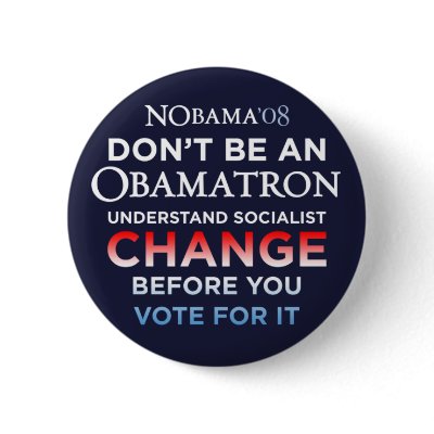 Don't Be An Obamatron - Understand Change Button by monkeyclown