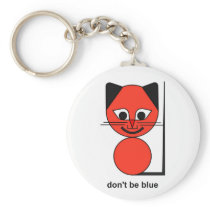 Don't be blue keychains