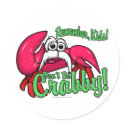 Don't Be Crabby stickers by klclewis Don't Be Crabby stickers