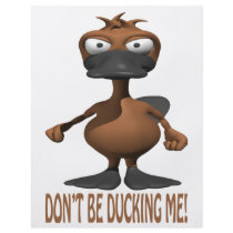 Dont Be Ducking Me Flyer Design