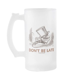 Don't Be Late (Mad Hatter Running) mug