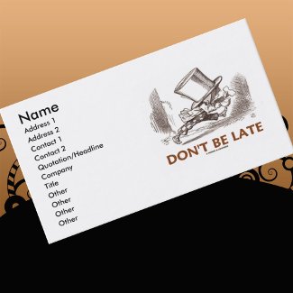 Don't Be Late (Mad Hatter Wonderland) profilecard