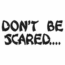 Don't Be Scared-Embroidered Shirt embroidered shirts by snowfairytwinkle Don't Be Scared-Embroidered Shirt embroidered shirts