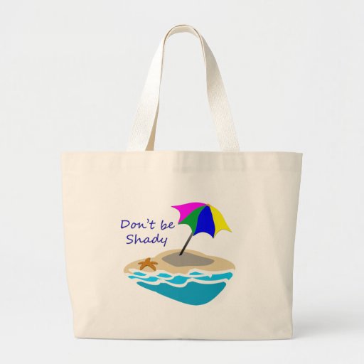 Dont Be Shady Umbrella Canvas Bag
