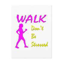 Don't Be Stressed postcards by Walkts Don't Be Stressed postcards