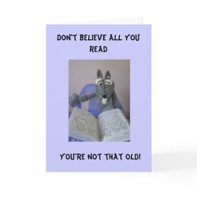 Don't believe all you read... greeting card by Eddy_G
