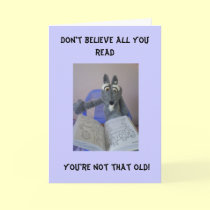Don't believe all you read... cards