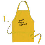 Don't Believe The Hyperbole, Dark Gray, Distressed Aprons