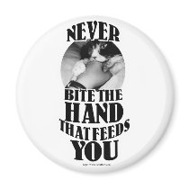 Don't Bite that Hand magnets