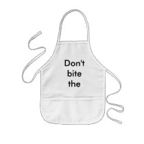 Don't bite the cook apron