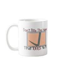 Dont bite the hand that TUBES YA Mug