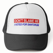 Don't Blame Me Hat