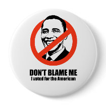 Don't blame me, I voted for the American Button
