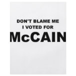 Don't Blame Me I Voted McCain Flyer Design