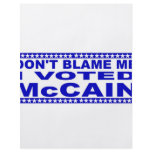 Don't Blame Me I Voted McCain Full Color Flyer