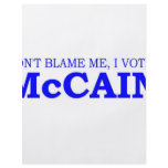 Don't Blame Me I Voted McCain Full Color Flyer