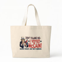 Don't Blame me, I Voted McCain Gear Canvas Bag