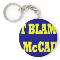 Don't Blame Me I Voted McCain Keychain