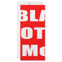 Don't Blame Me I Voted McCain Customized Rack Card