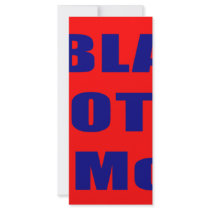 Don't Blame Me I Voted McCain Rack Card Template