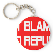 Don't Blame Me I Voted Republican Keychains