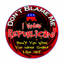 Don't blame me, I voted republican t-shirts by balance50 Don't blame me, I voted republican t-shirts