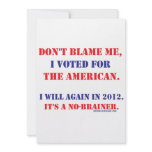 Don't Blame Me... Announcements