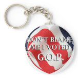 Don't Blame Me keychains