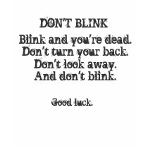 Don't Blink -  Doctor Who t-shirts