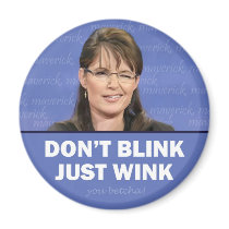 Don't Blink Just Wink Magnet by gxiong Don't Blink Just Wink Magnet