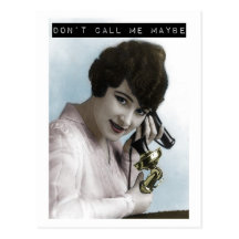 Don't Call Me Maybe Postcard