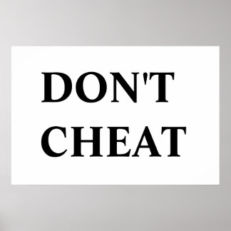 Cheat Posters, Cheat Prints, Art Prints, Poster Designs