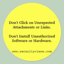 Don't Click! stickers