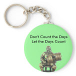 Don't Count the Days Keychain