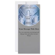 Don't count your Blessings...Receive them! rack cards