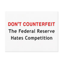 Don't Counterfeit postcards by liberty_store Don't Counterfeit postcards
