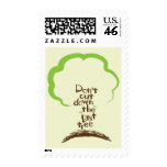 Don't Cut Down The Last Tree Postage stamps