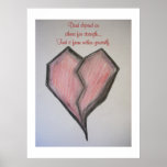 Dont depend on others for strength....CANVAS Posters