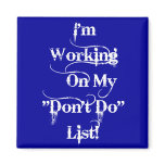 "Don't Do" List - Gothic
