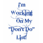 "Don't Do" List - Gothic