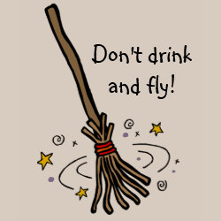 Don't drink and fly! T-Shirt shirt
